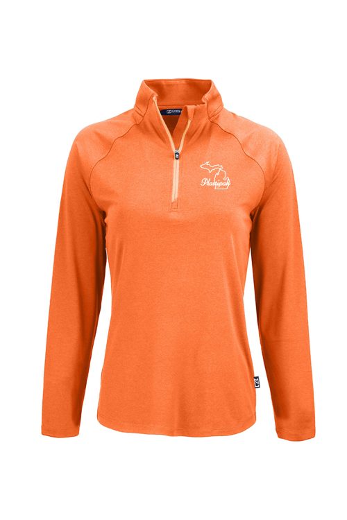 Cutter & Buck Coastline Eco Epic Comfort Recycled Womens Quarter Zip